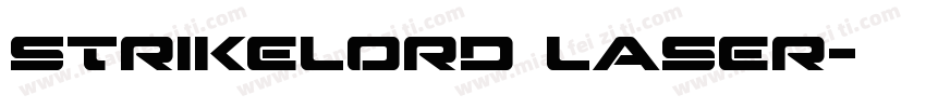 strikelord laser字体转换